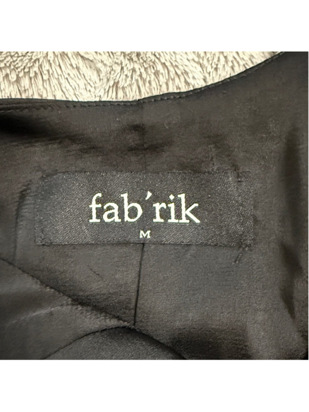 fab'rik Black Halter Mini Dress - Picture 3 of 3